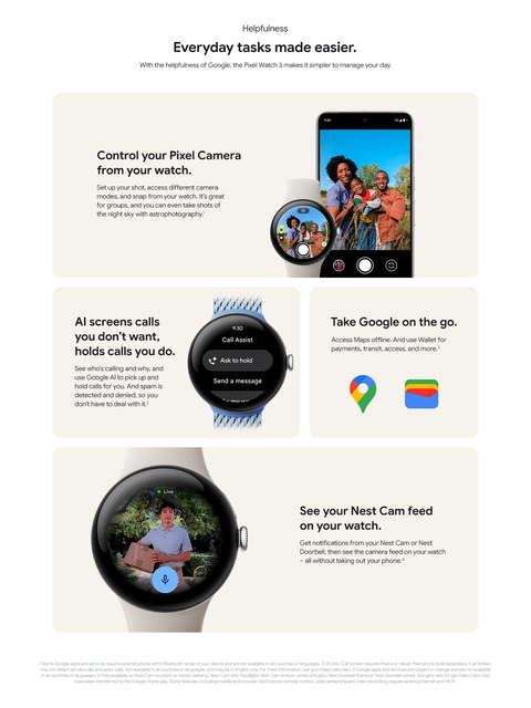Pixel Watch 3 - 45mm Hazel (Wifi) - Walmart.com