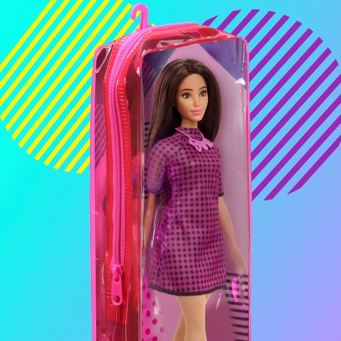 Barbie Fashionistas Doll #206 With Crimped Hair And Freckles