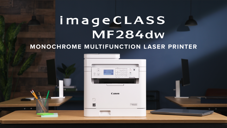 thumbnail video image 2 of Canon imageCLASS MF284dw - Multi-Function, Wireless, Duplex Laser Printer, 2 of 9