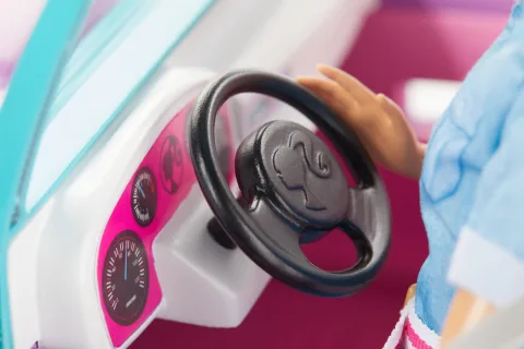 Barbie steering wheel toy store