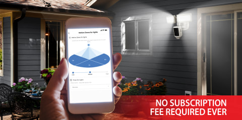 Upgrade exterior lighting to a flexible and affordable home security system