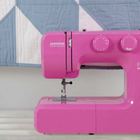 Janome Pink Sorbet Easy-to-Use Sewing Machine 001sorbet - The Home