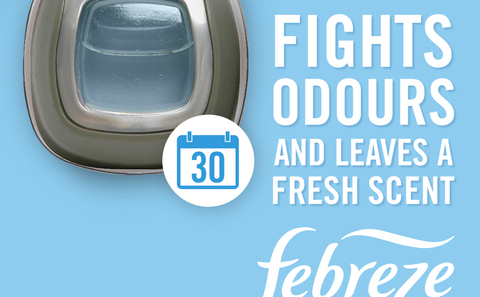Febreze Car Air Freshener Spring Awakening Starter Set Car Fragrance  Against Odours