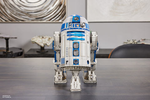 4D Build, kit de maqueta de R2-D2 de Star Wars, 201 piezas