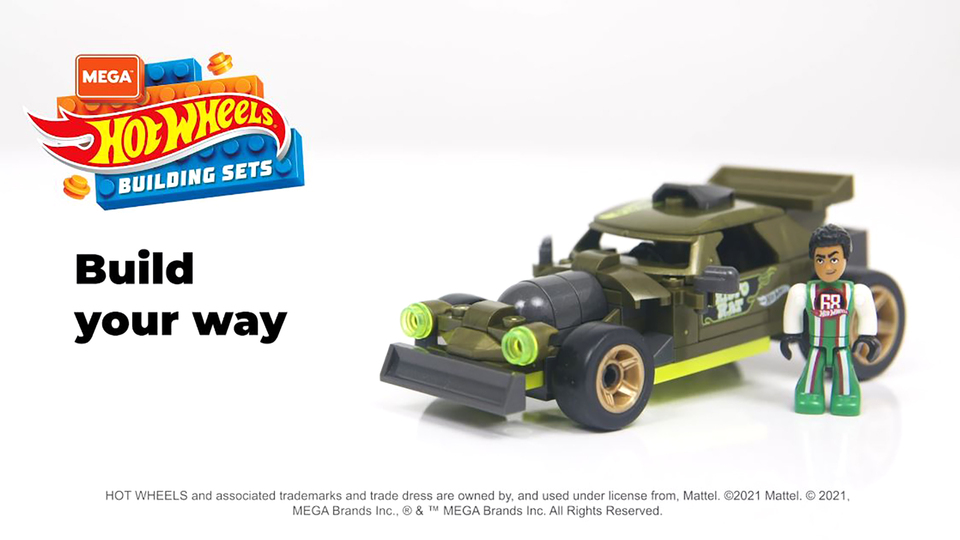 thumbnail video image 2 of Mega Construx Hot Wheels Aristo Rat, 2 of 8