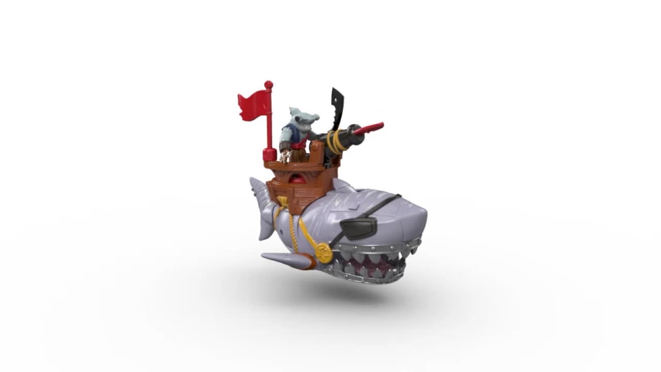 thumbnail video image 7 of Imaginext Mega Mouth Shark and Figure, 7 of 7