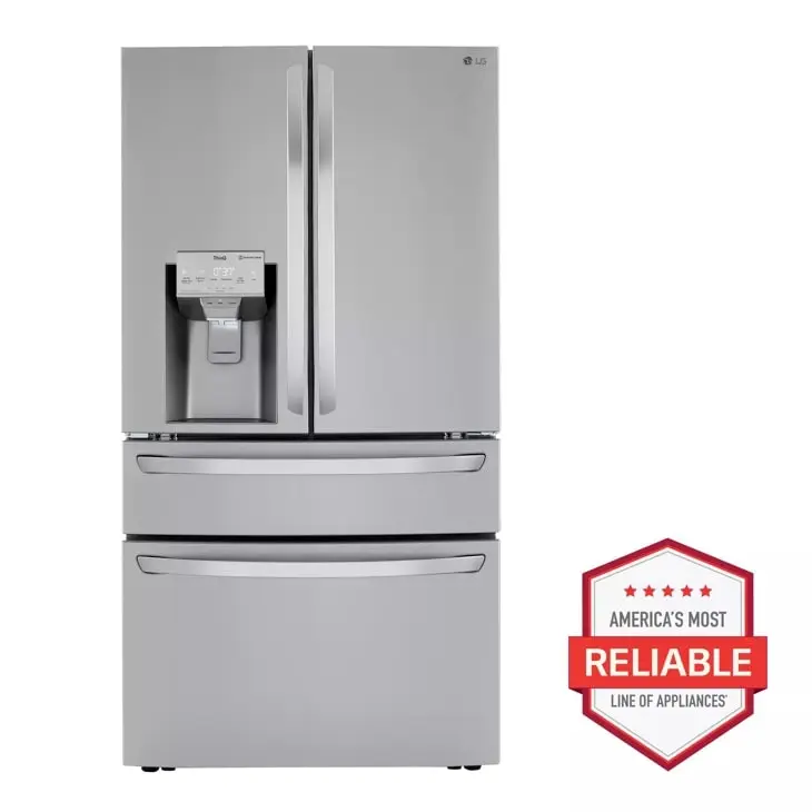 LG - LRMXS3006S - 30 cu. ft. Smart French Door Refrigerator with