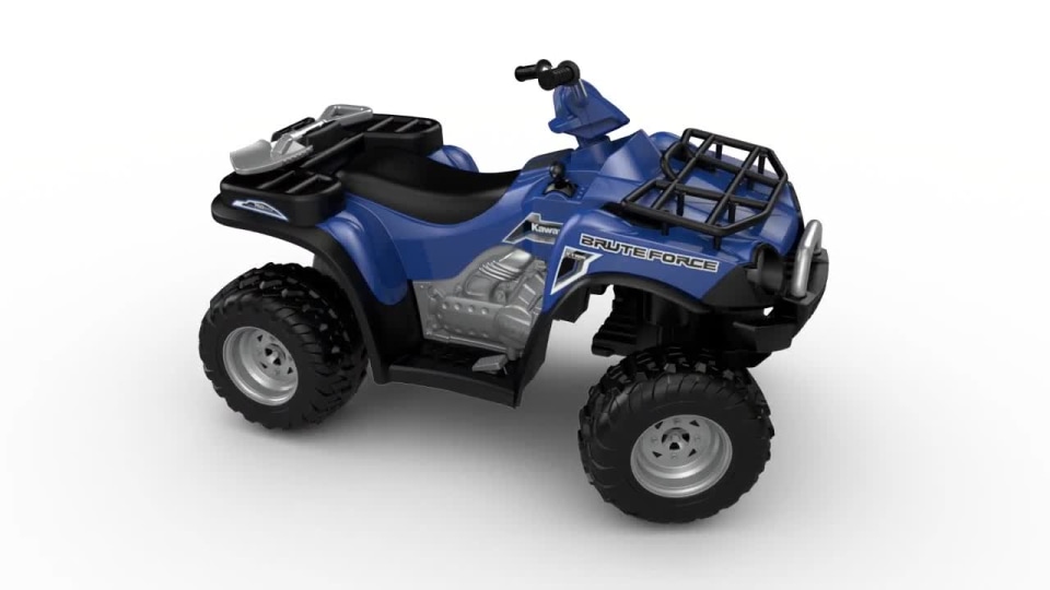 Fisher-Price Power Wheels Kawasaki Brute Force - Outdoor ATV, for