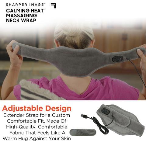 sharper image massaging neck wrap