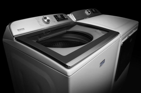 Maytag 5.3 cu. ft. Smart Capable White Top Load Washing Machine with Extra  Power, ENERGY STAR MVW7232HW - The Home Depot