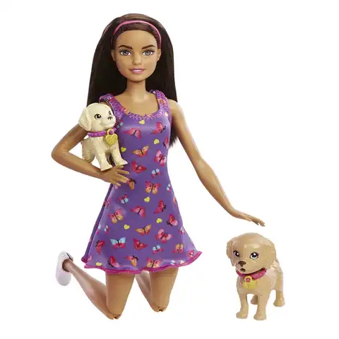 Barbie con los perritos online