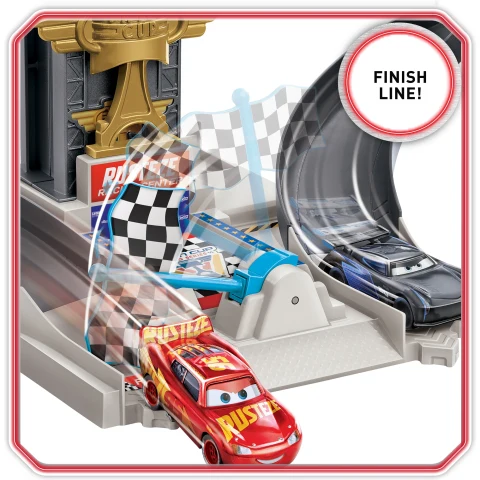 Disney Pixar Cars Rust-eze Tune-up Center Toy Garage Con Ár | Cuotas