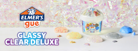 Elmer's Gue 3lb Glassy Clear Deluxe Premade Slime Kit With Mix-ins : Target