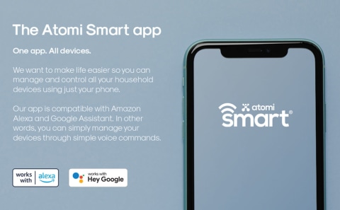 Atomi Smart on X: Compatible with Alexa and Google Assistant, the