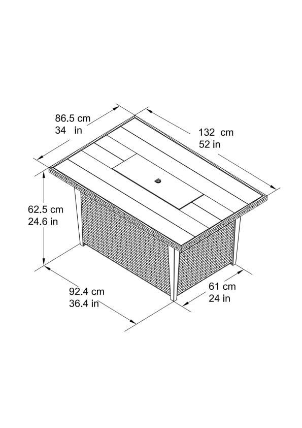 Ove Bentley Fire Table Costco