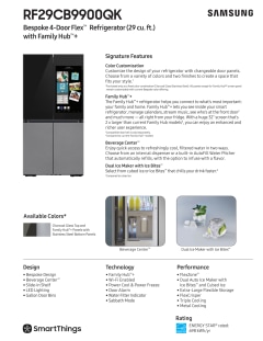 Bespoke 4-Door Flex™ 29 cu. Ft. Charcoal Glass Refrigerator with Family  Hub™+