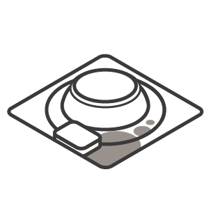 Sealed cooktop burners