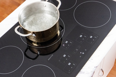 30 in. width Induction Cooktop, European Black Mirror Finish Made with  Premium SCHOTT Glass (SDH3042DB)