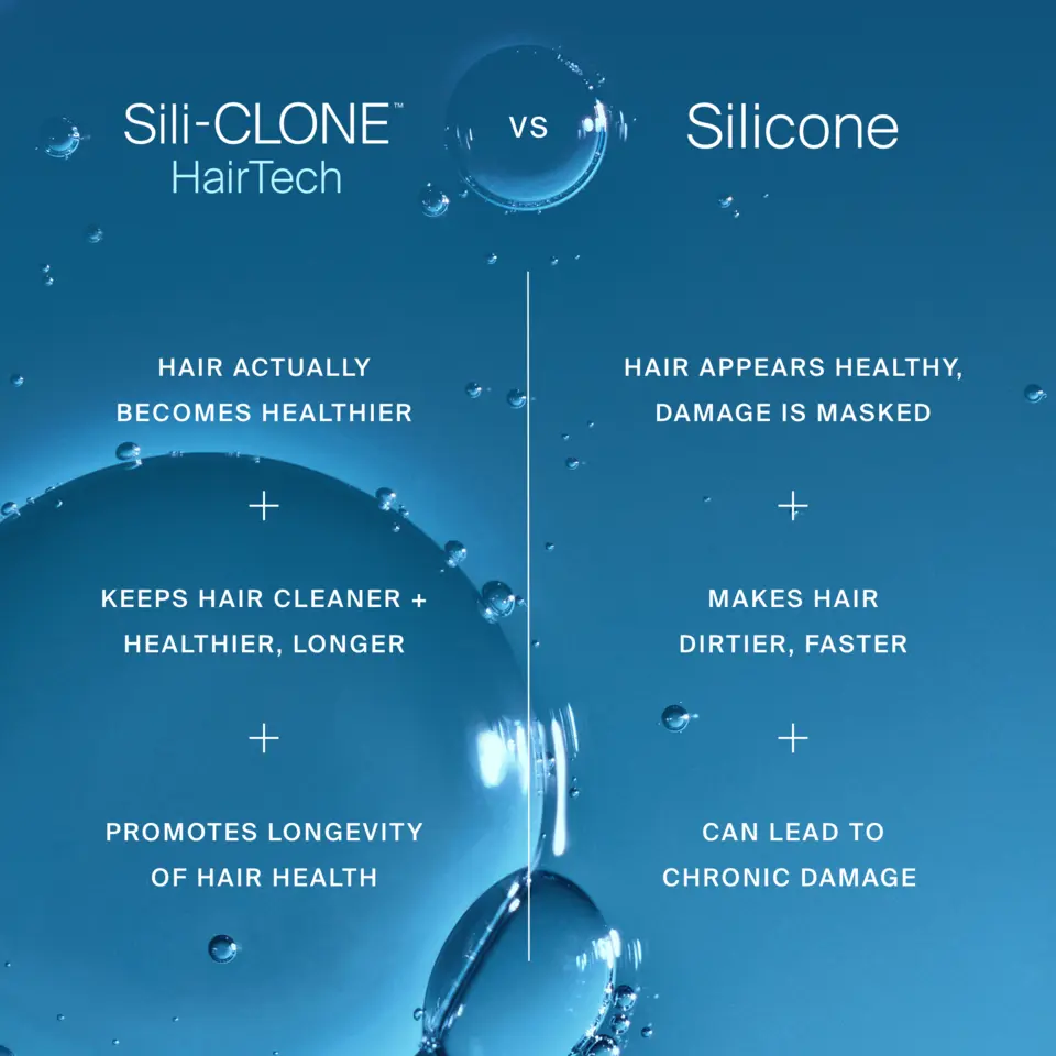 Sili-CLONE HairTech™ vs. Silicone