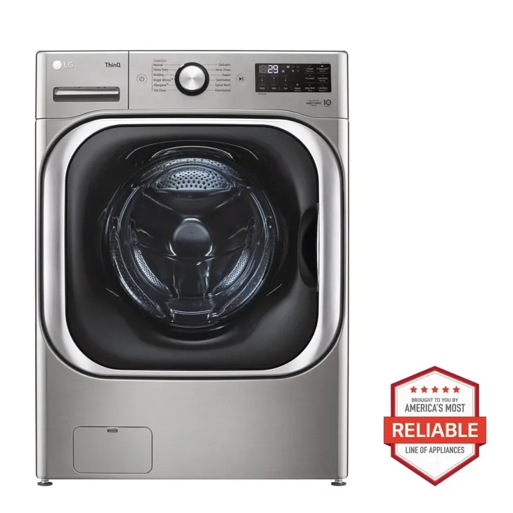 LG - WM8980HVA - 5.2 cu. ft. Mega Capacity Smart Wi-Fi Enabled