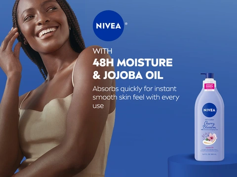 NIVEA Oil Infused Lotion Cherry Blossom & Jojoba Oil 16.9 oz
