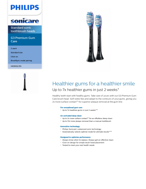 sonicare g3 toothbrush heads