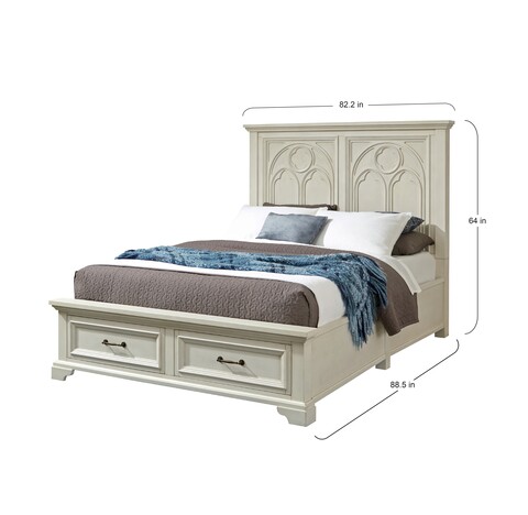 King Storage Bed Dimensions