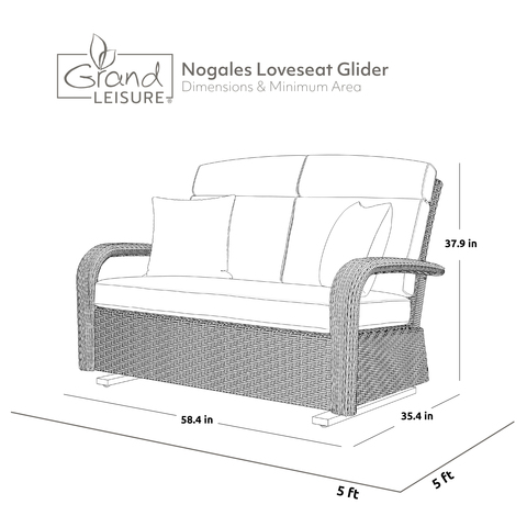 Nogales Glider minimum area and dimensions