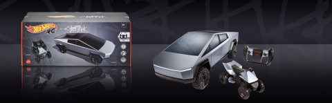 Cybertruck Tesla Carro De Controle Remoto Hot Wheels Mattel