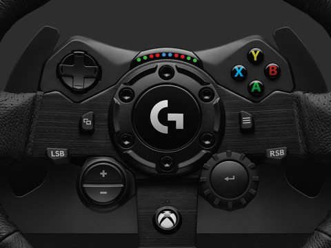 Logitech G923 Racing Wheel and Pedals for Xbox One & PC