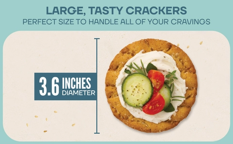 Wasa Gluten Free Sesame & Sea Salt Crispbread, 6.1 Oz (Pack Of 10), Gluten Free Crackers, Non-GMO Ingredients