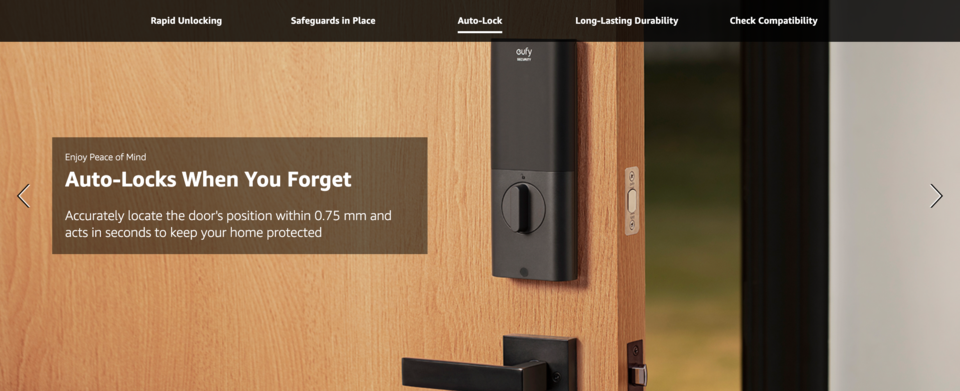 eufy Security S330 Video Smart Lock Black E8530JY1 - Best Buy