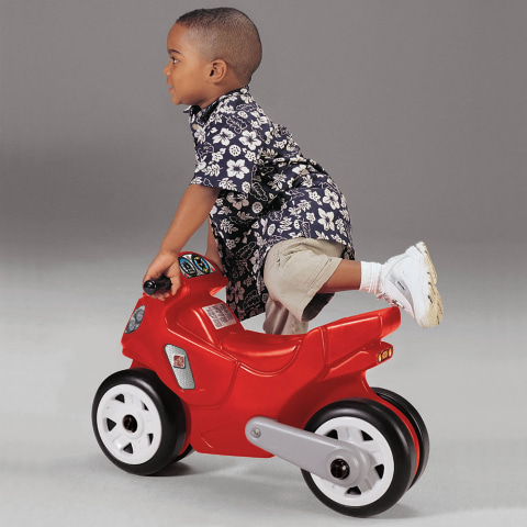Step2 Motorcycle Red Kids Ride-on Bike Outdoor Play Toy for sale online