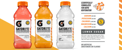 Gatorade Gatorlyte Electrolyte Beverage, Rapid Rehydration, Watermelon