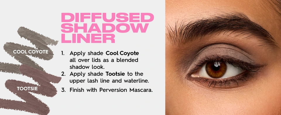 Diffused Shadow Liner Look