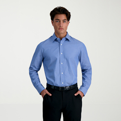 j.m. haggar slim fit dress shirt Haggar Wrinkle Free Slim Fit Dress Shirt in Black