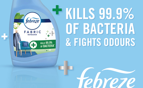 Febreze Antibacterial Fabric Freshener Spray Fresh Linen - ASDA