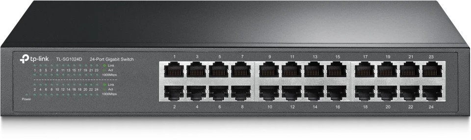 TP-LINK TL-SG1024D - 24-Port Gigabit Ethernet Unmanaged
