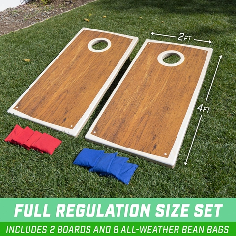 Full Regulation Size Set with Cornhole Bag