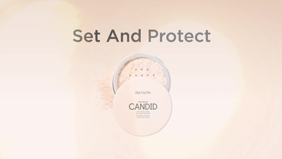 thumbnail video image 2 of Revlon PhotoReady Candid Anti-Pollution Setting Powder, Paraben Free, 002, 0.5 oz, 2 of 5