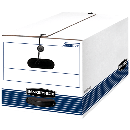Details about   Bankers Box STOR/DRAWER Steel Plus Storage Box Check Size Wire White/Blue 12