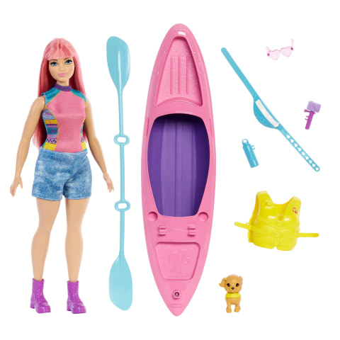 Barbie It Takes Two Doll & Accessories, Travel-Themed Set with