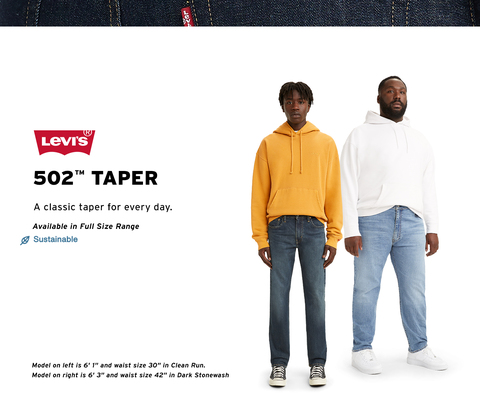Kwade trouw Moet Verheugen Levi's 502 Regular Tapered Fit Jeans | Saturday - Wk 77 | Shop The Exchange