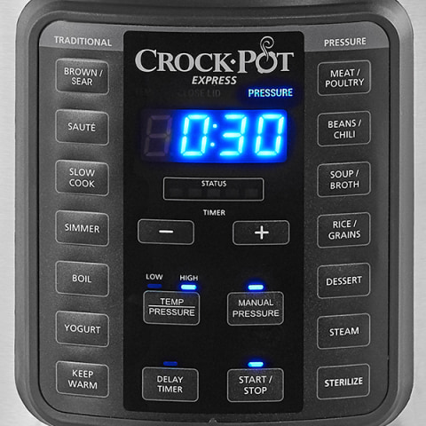 Crock-Pot® 10-Qt. Express Crock Multi-Cooker with Easy Release Steam Dial,  Stainless Steel