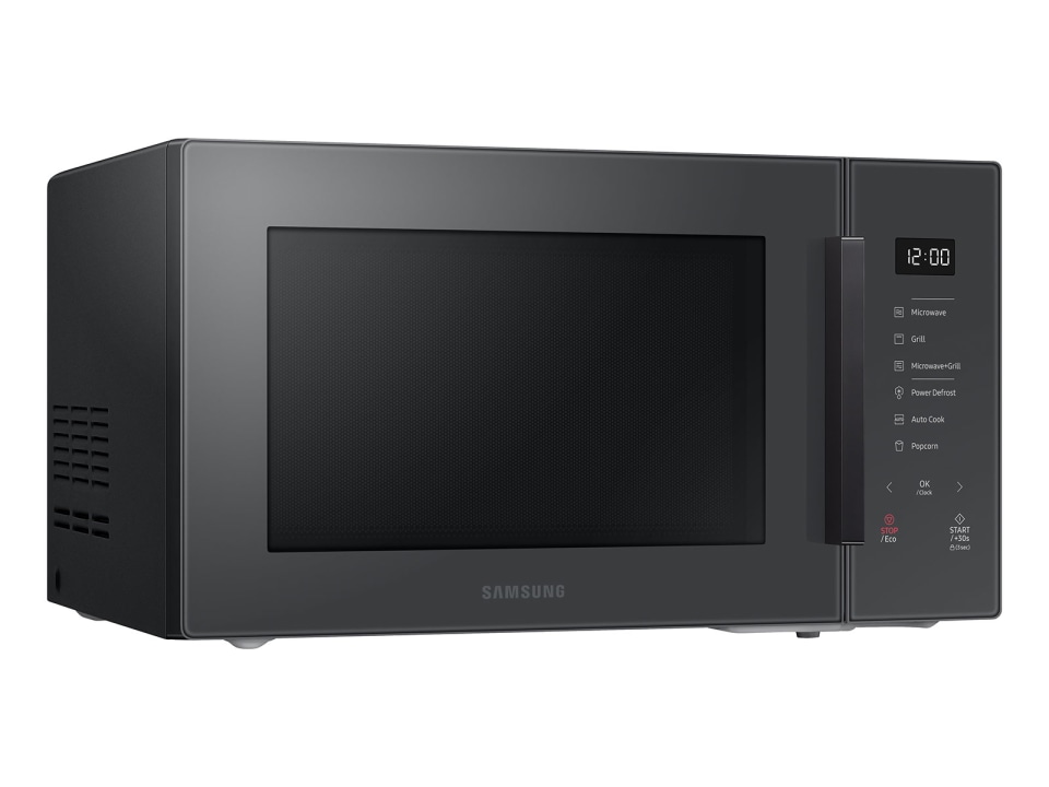 Black SMETA Microwave Oven Countertop With 6 Automatic Menus Child Safety Lock 1.1 Cu.Ft//1000W LED Display