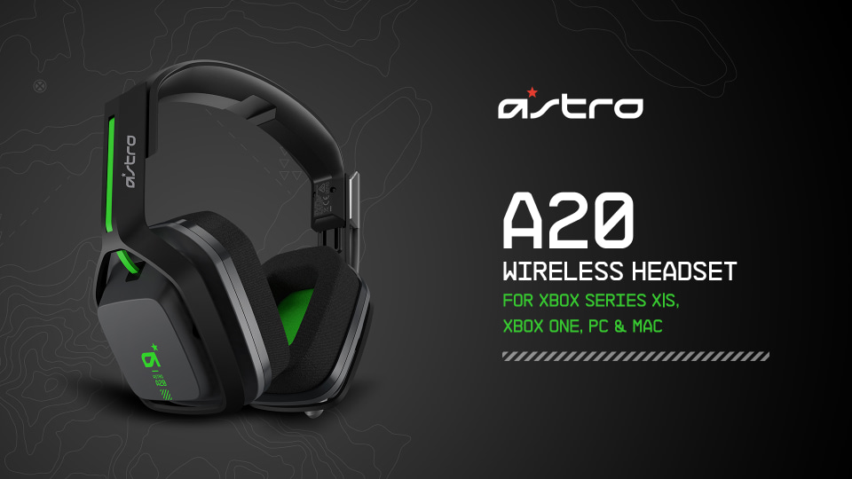 thumbnail video image 2 of ASTRO-A20 WRLS HEADSET XBOX, 2 of 5