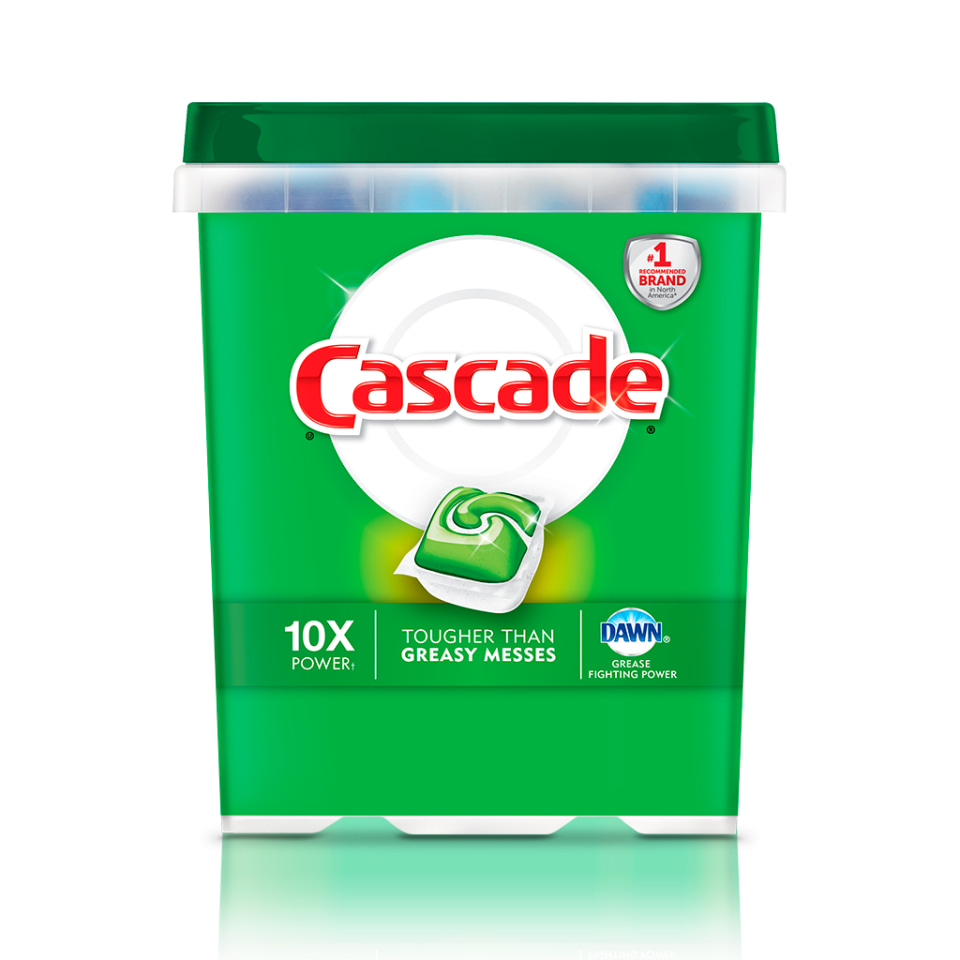 Cascade Complete ActionPacs Dishwashing Detergent, Fresh Scent, 40