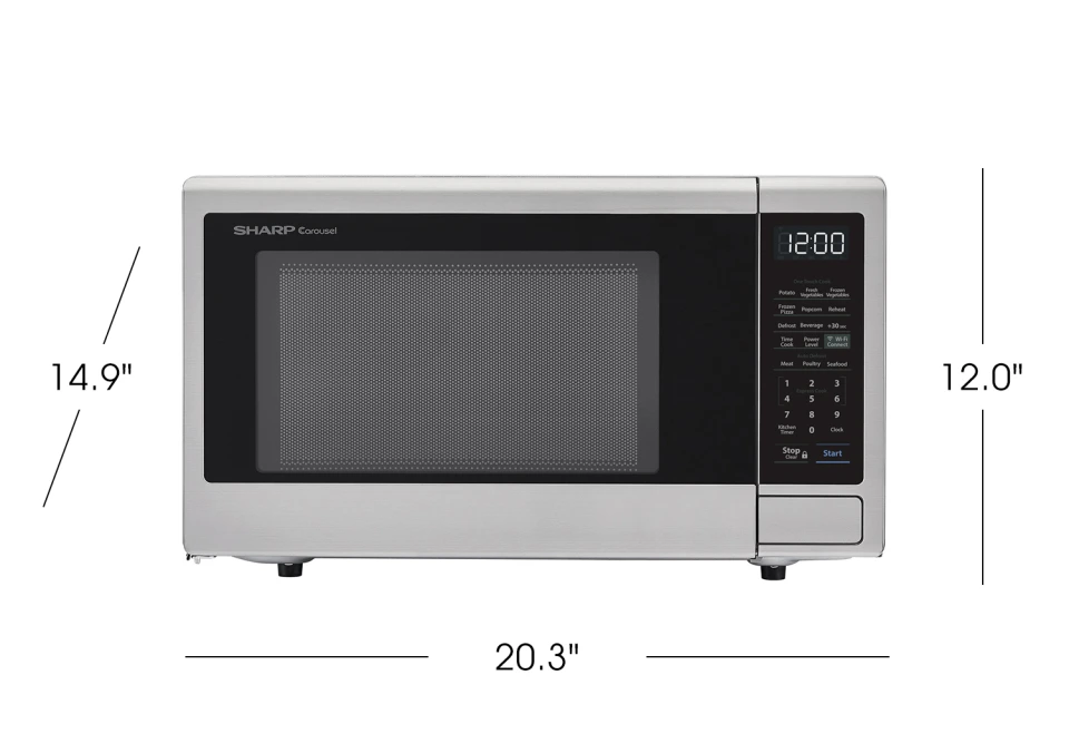 SMC1139FS: 1.1 Cu. Ft. Stainless Steel Smart Microwave
