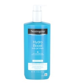 Neutrogena Hydro Boost Hyaluronic Acid Body Gel Cream, Non-Greasy Moisturizer for Sensitive Skin