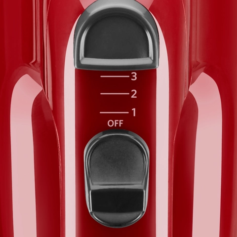 KitchenAid Ultra Power 3-Speed Hand Mixer, Empire Red, Model